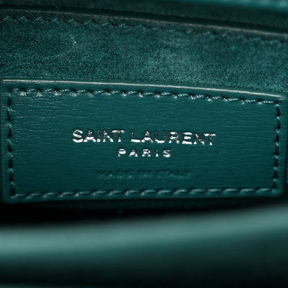 Saint Laurent Calfskin Medium Monogram Sunset Malachite 6 of 10