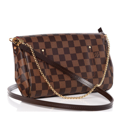 Louis Vuitton Damier Ebene Favorite MM 3 of 9