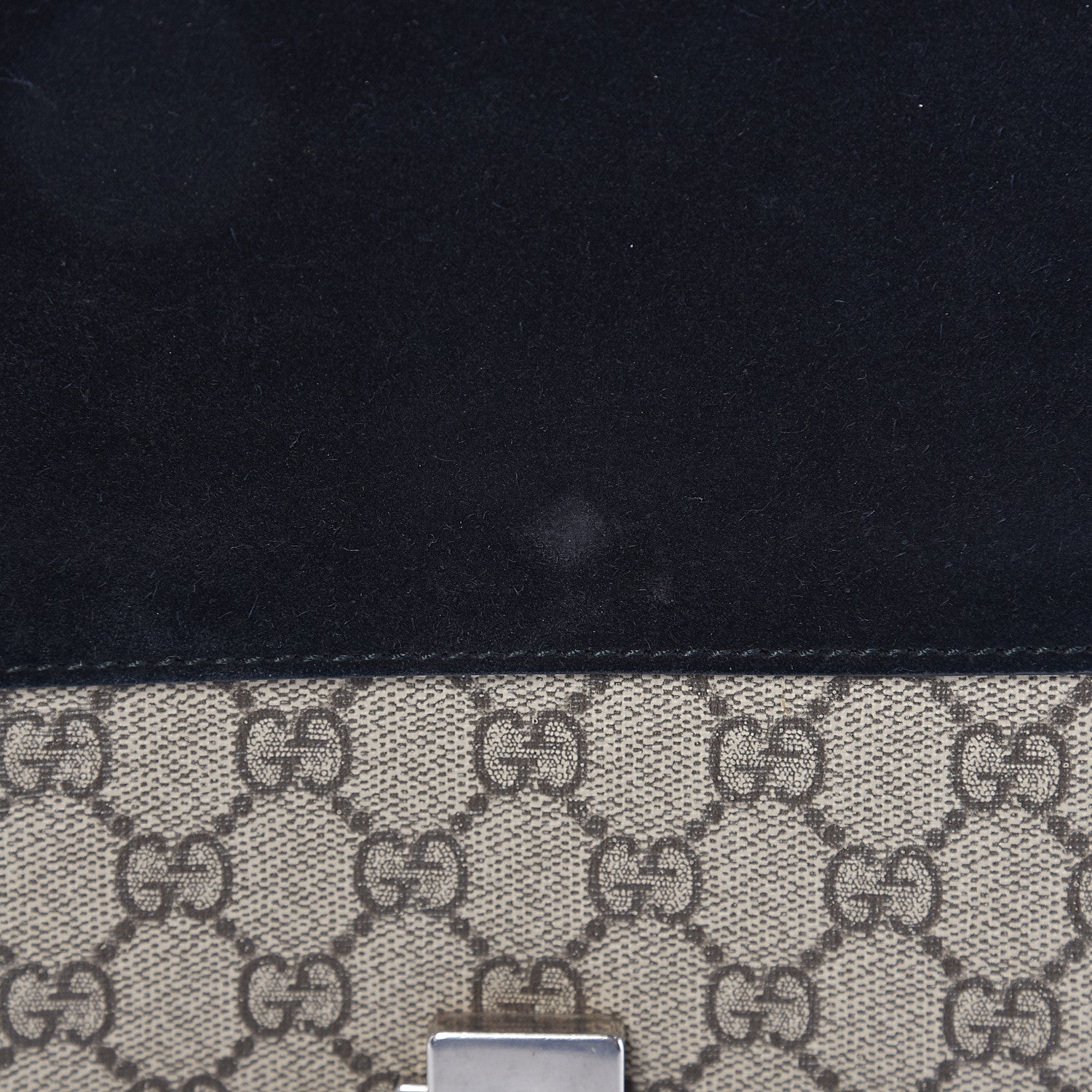 Gucci GG Supreme Monogram Medium Dionysus Shoulder Bag Black 7 of 11