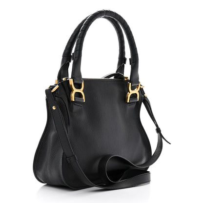 Chloe Calfskin Small Marcie Satchel Black 3 of 13