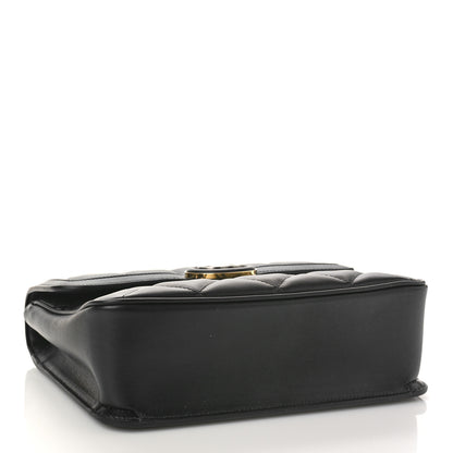 Gucci Calfskin Quilted Small Deco Shoulder Bag Black 3 of 7