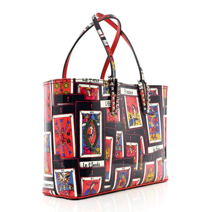 Christian Louboutin Patent Calfskin Small Tarot Cabata Tote Multicolor 3 of 9