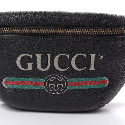 Gucci Grained Calfskin Small Logo Belt Bag Black 10 of 10