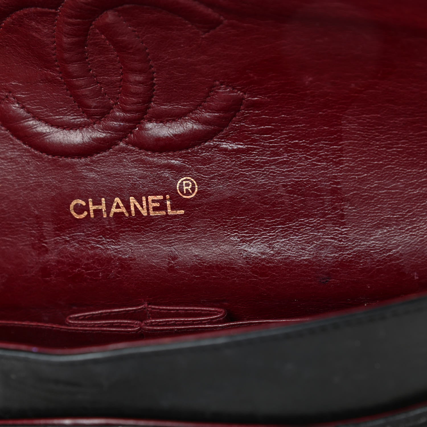 Chanel Lambskin Quilted Medium Double Flap Black 5 of 5