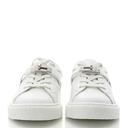 Hermes Calfskin Day Sneakers 39.5 White 2 of 9