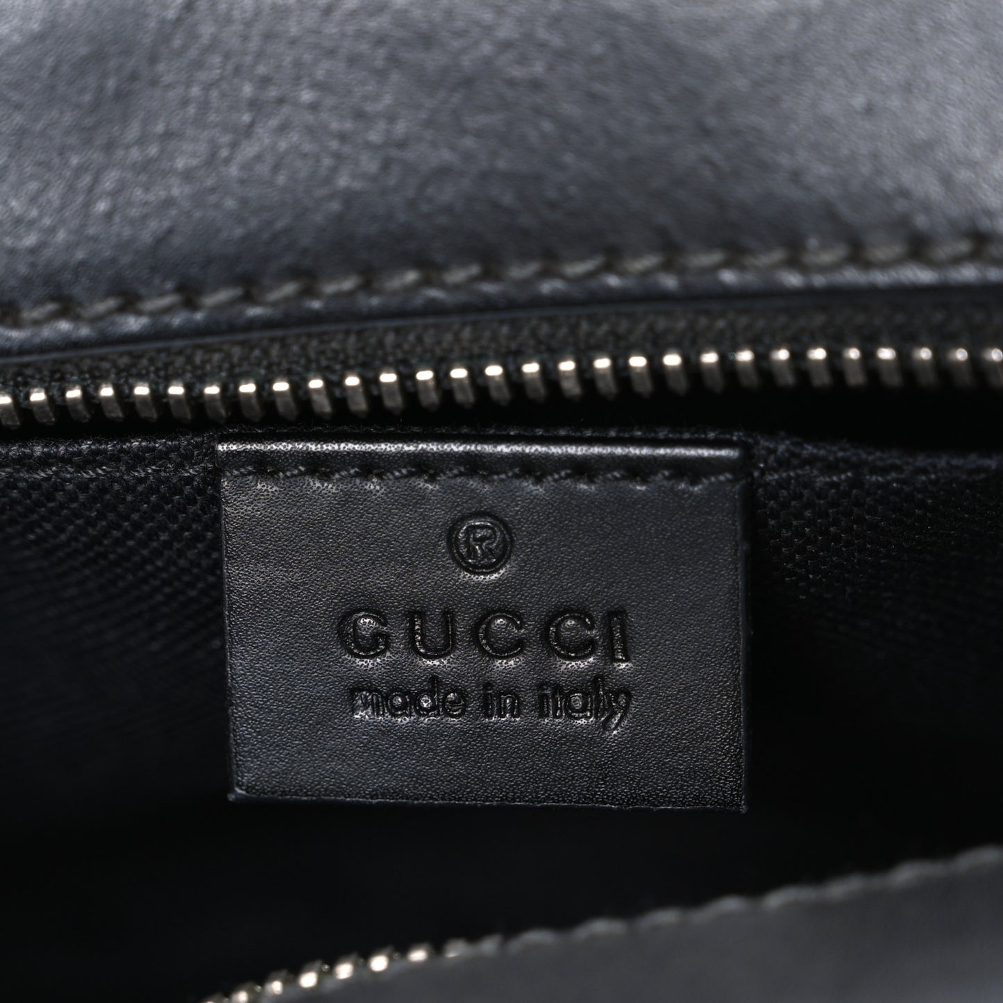 GG Supreme Monogram Web Shoulder Bag Black Grey