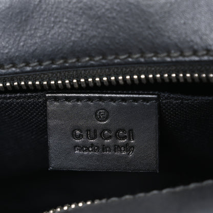 Gucci GG Supreme Monogram Web Shoulder Bag Black Grey 6 of 10