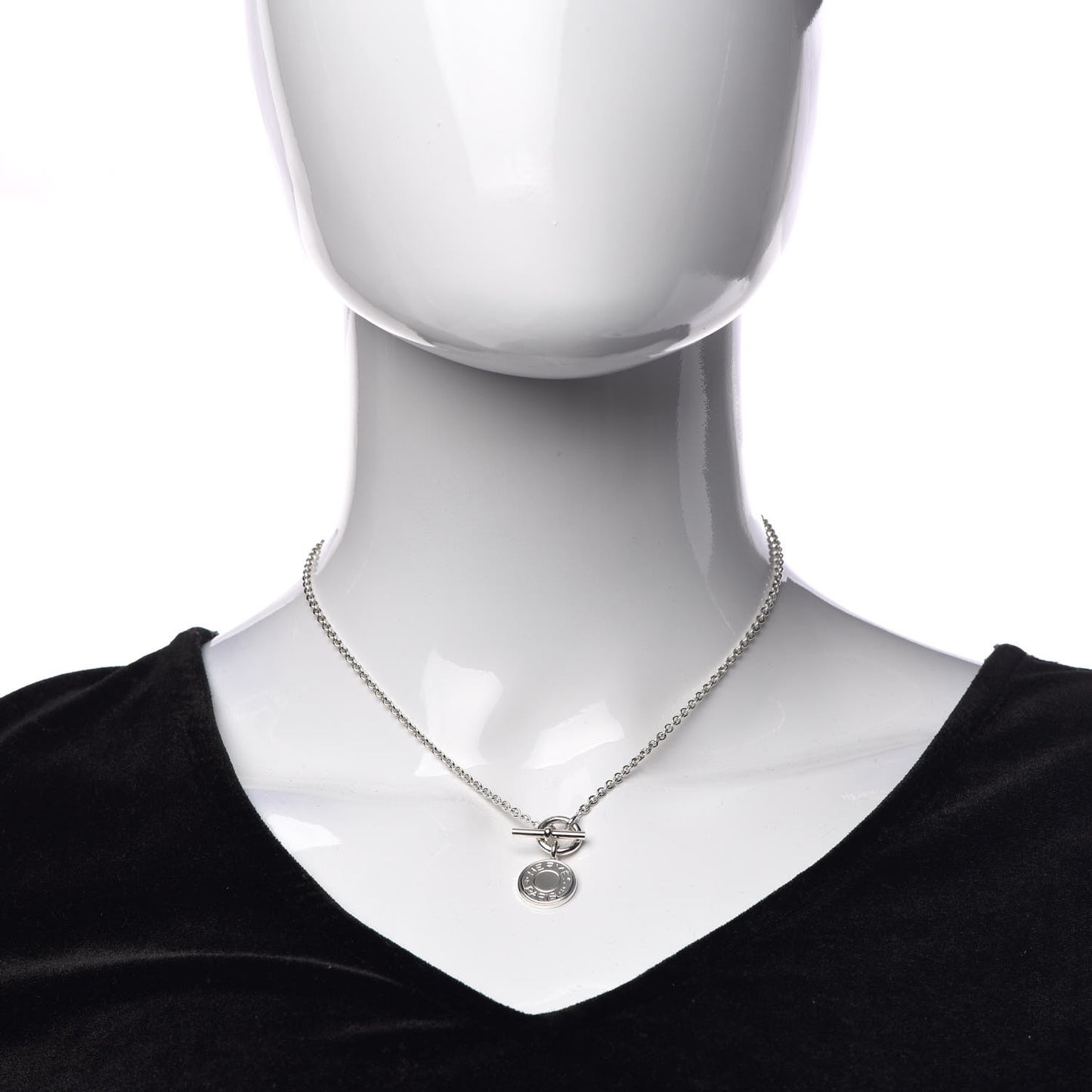 Sterling Silver Amulettes H Confettis Pendant Necklace
