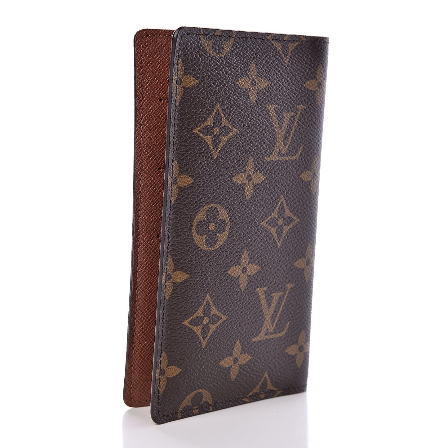 Monogram Simple Checkbook Holder Wallet Cover