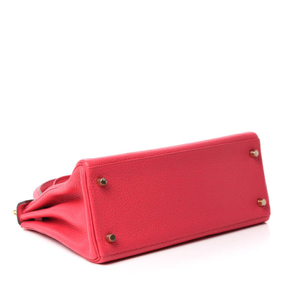 Hermes Taurillon Clemence Kelly Retourne 28 Rose Extreme 4 of 11