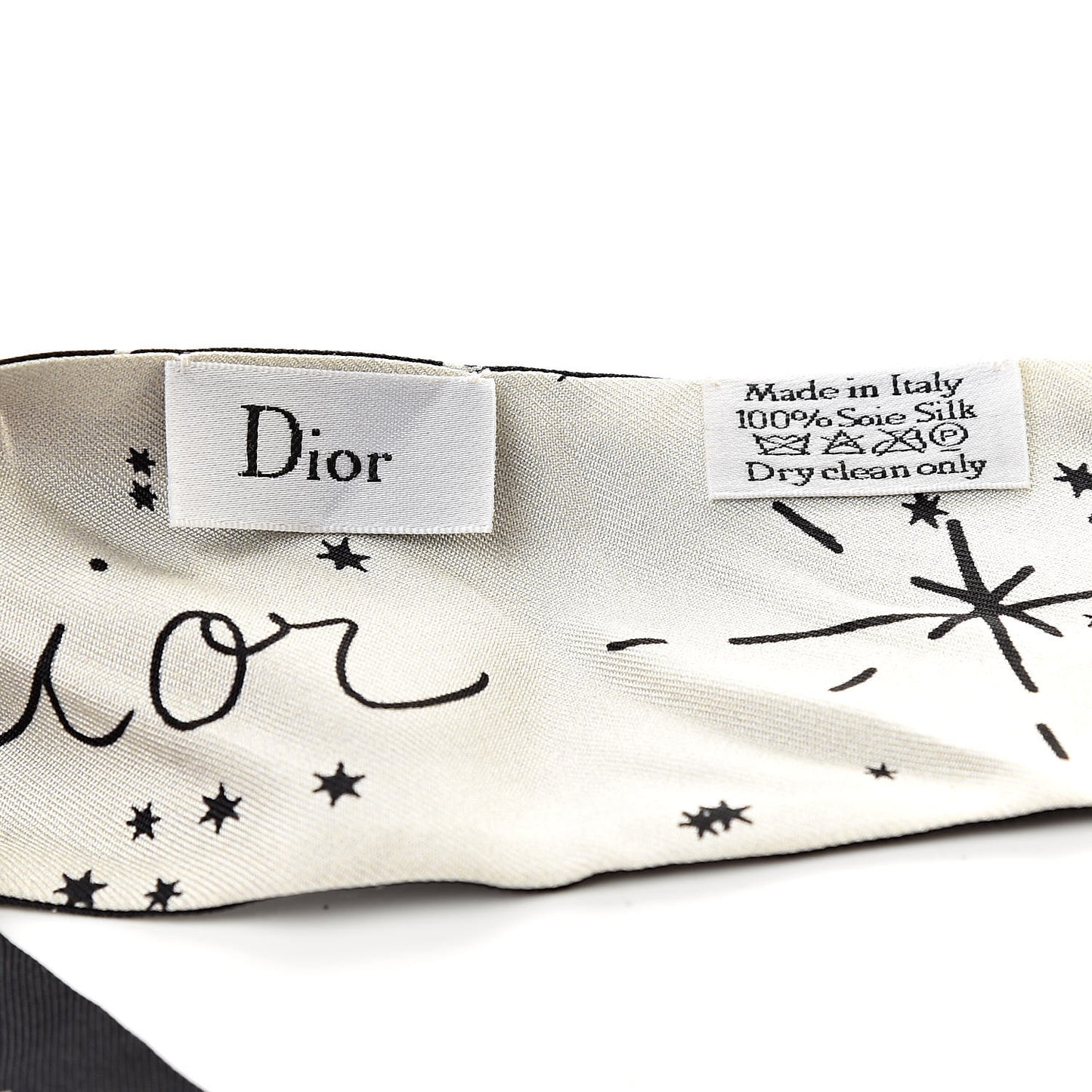 Silk Zodiac Libra Mitzah Scarf Black