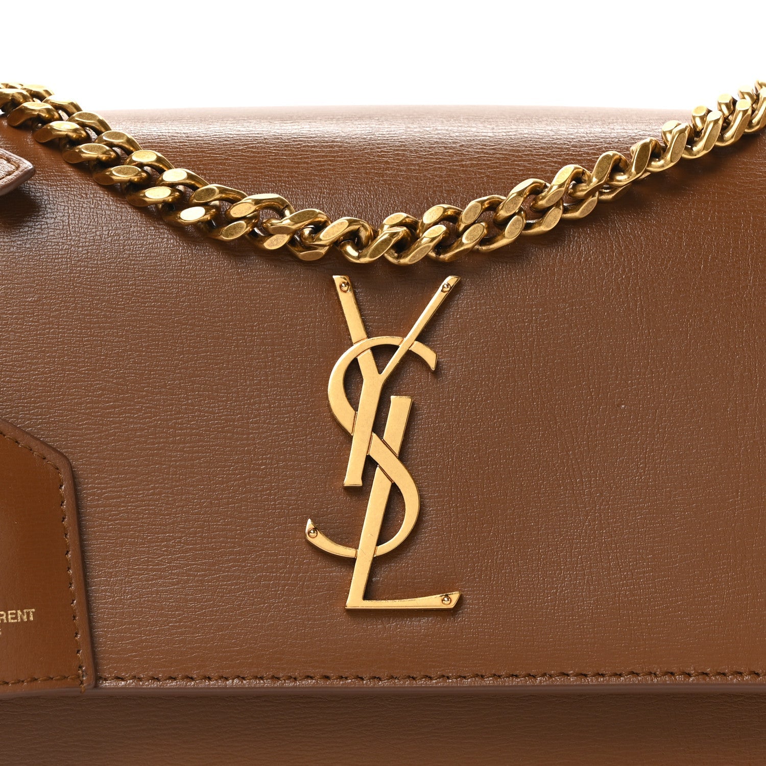 Saint Laurent Calfskin Medium Monogram Sunset  Fox 8 of 10
