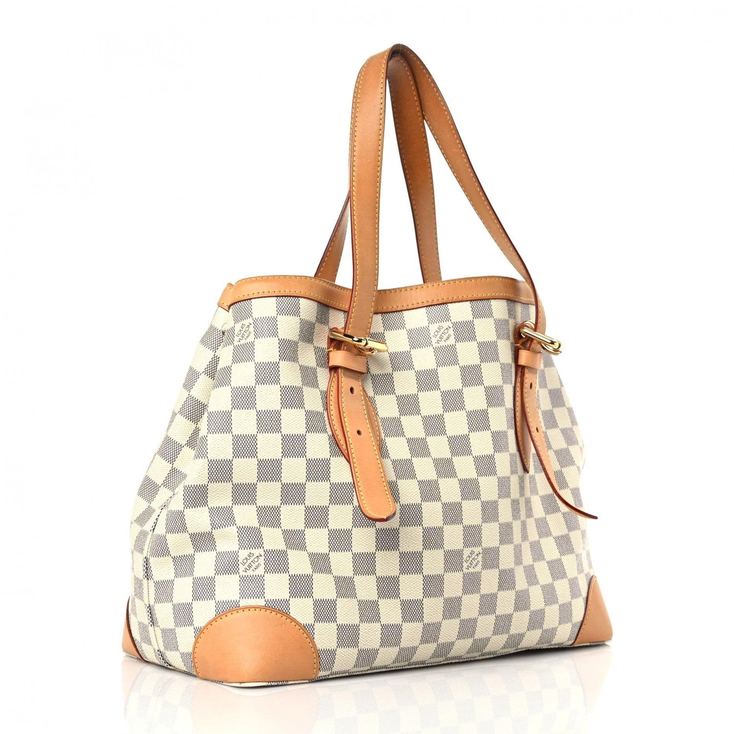 Louis Vuitton Damier Azur Hampstead MM 3 of 25