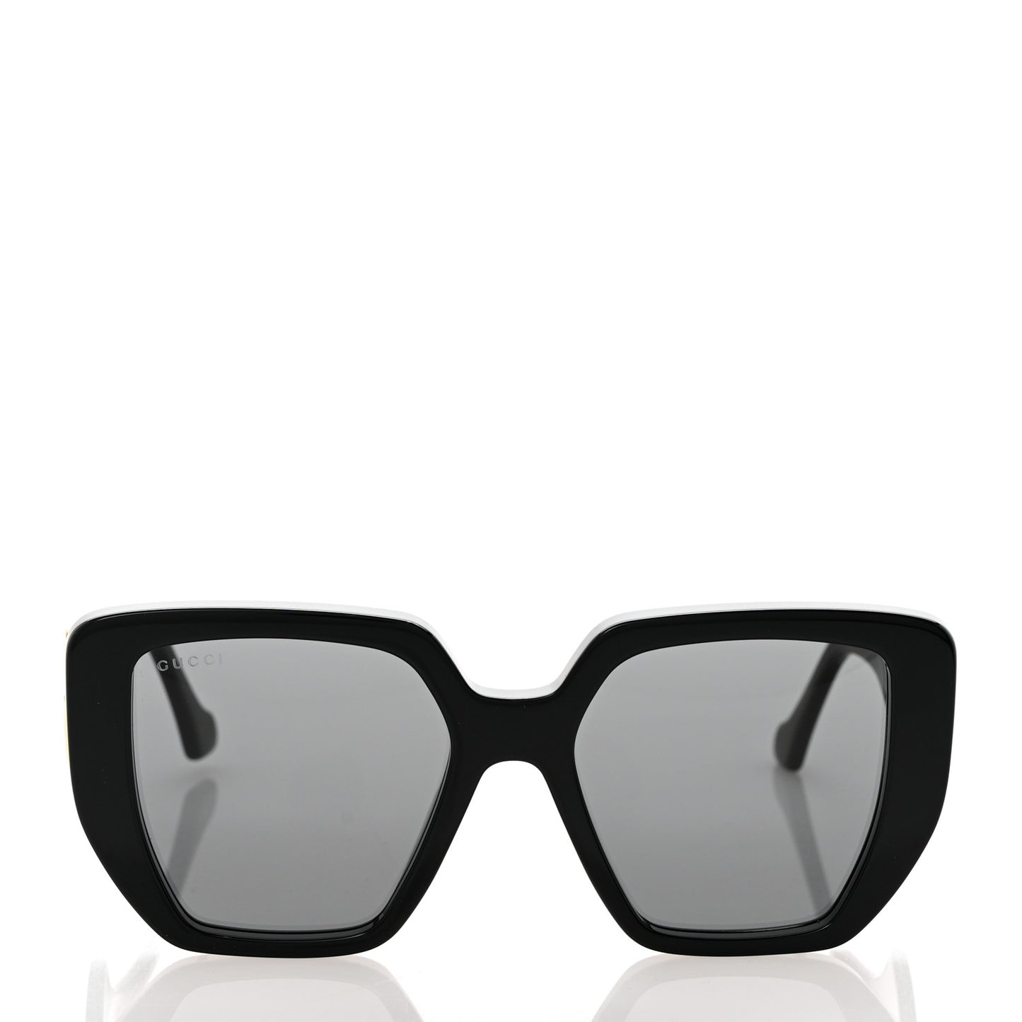 Acetate Square Frame Sunglasses GG0956S Black