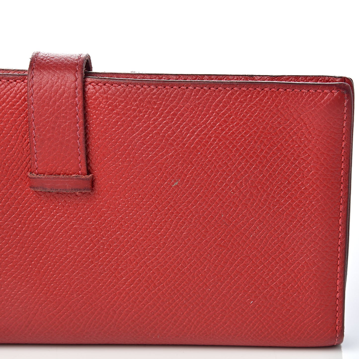 Epsom Bearn Gusset Wallet Rouge Casaque