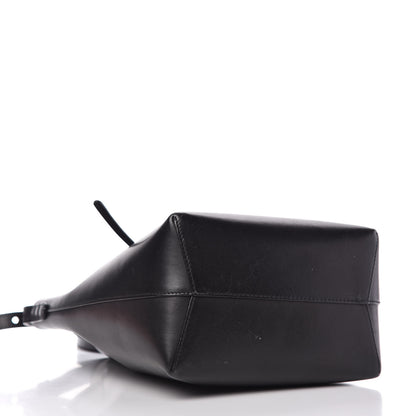 Mansur Gavriel Vegetable Tanned Calfskin Mini Bucket Bag Black Royal 4 of 9