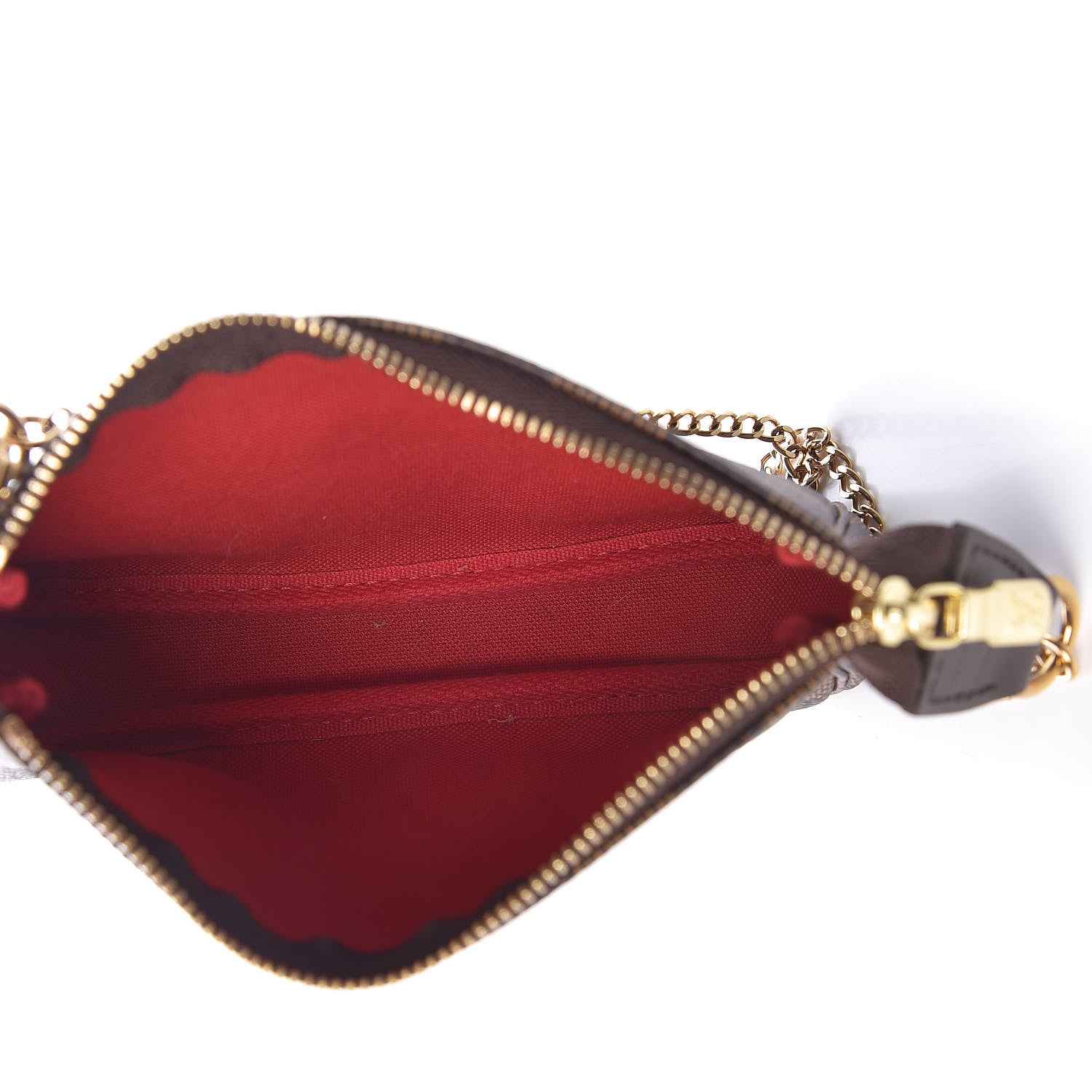Louis Vuitton Damier Ebene Mini Pochette Accessories 5 of 9