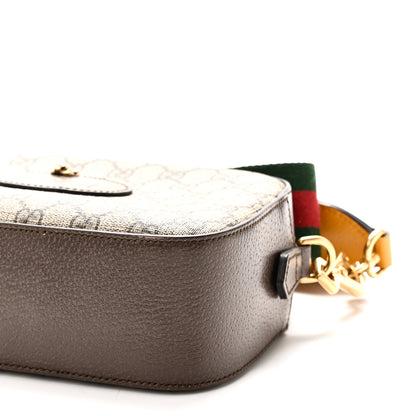 Gucci GG Supreme Monogram Web Neo Vintage Shoulder Bag Beige New Acero Crop 10 of 10