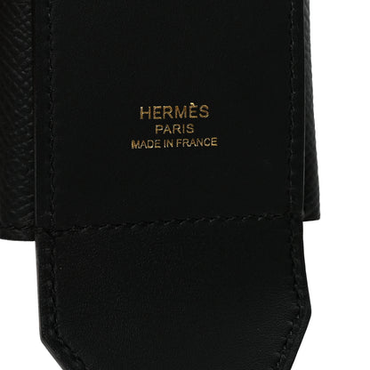 Hermes Swift Epsom Pocket Kelly Shoulder Strap Black 7 of 7