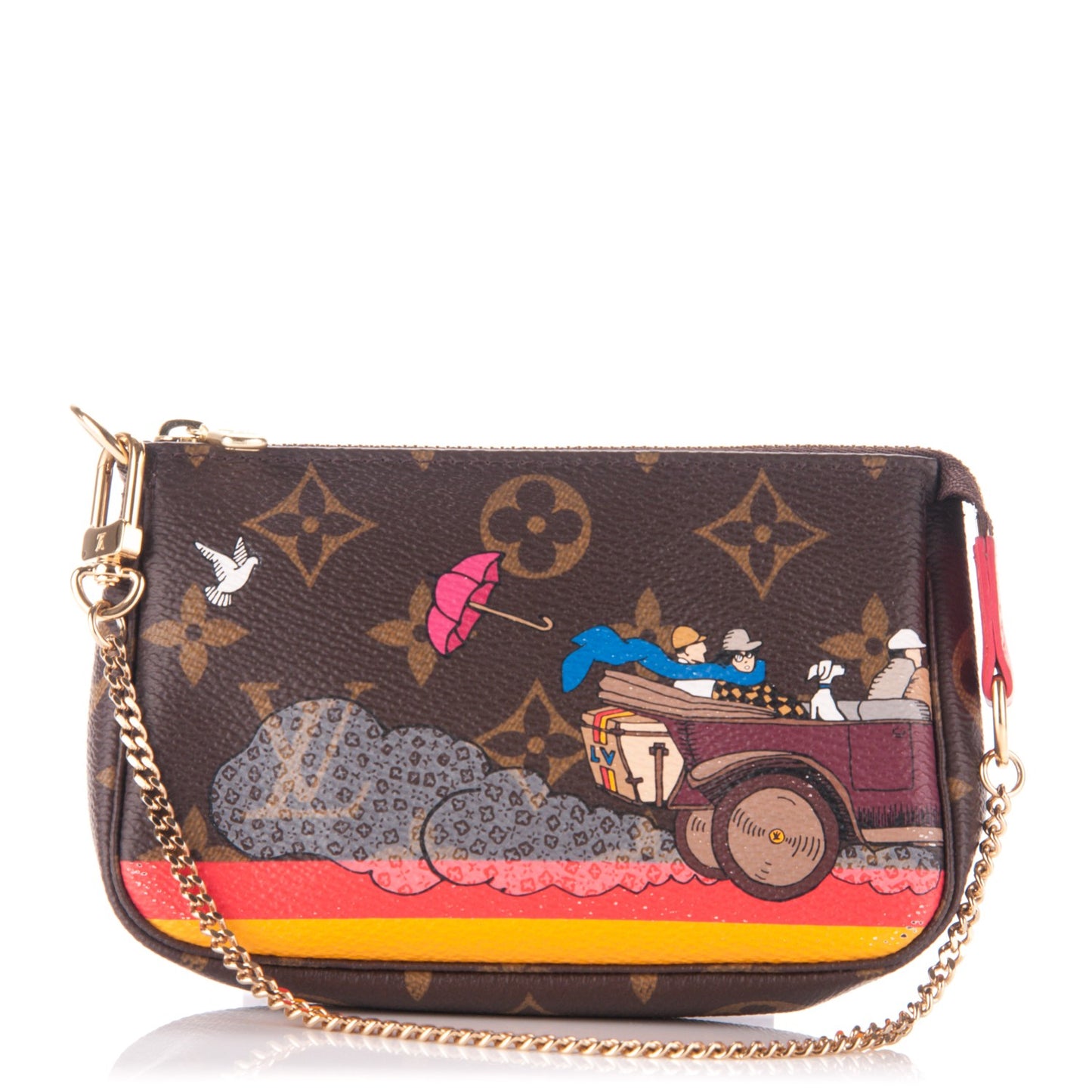 Monogram 2015 Christmas Animation Mini Pochette Accessories