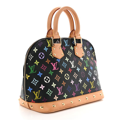 Louis Vuitton LOUIS VUITTON Monogram Multicolor Alma Black 3 of 14