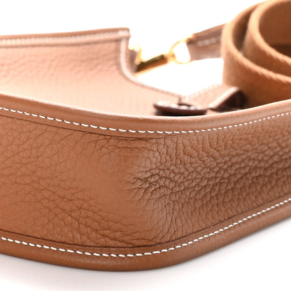 Hermes Taurillon Clemence Evelyne TPM Gold 10 of 11