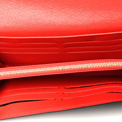 Louis Vuitton Monogram 2020 Christmas Animation Sarah Wallet Coquelicot 5 of 10