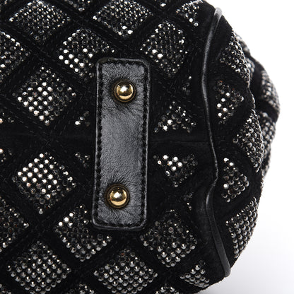 Marc Jacobs Suede Crystal Quilted Stam Black 9 of 18