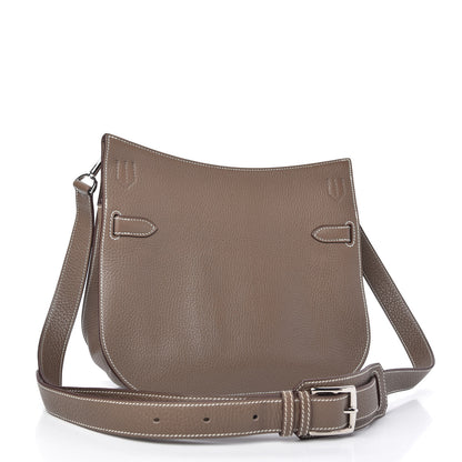 Hermes Taurillon Clemence Jypsiere 28 Etoupe 3 of 10