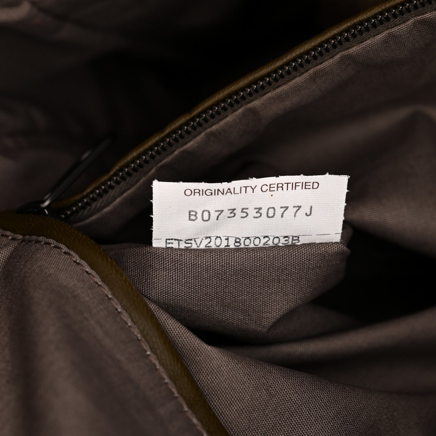 Nappa Intrecciato Medium Briefcase Khaki