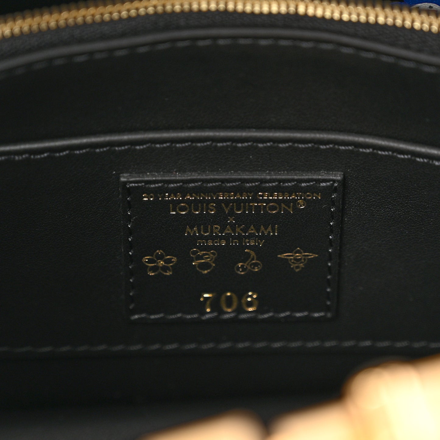 LV X TM Taurillon Superflat Capucines BB Black