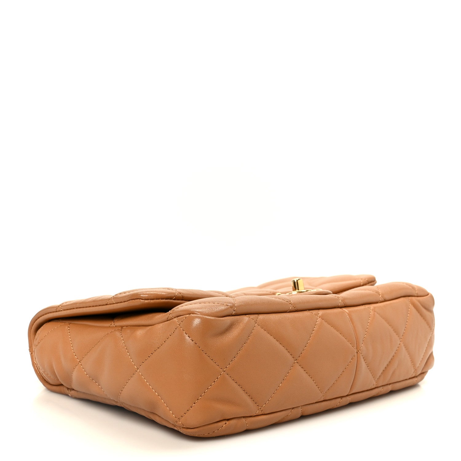 Chanel Lambskin Quilted Large CC Funky Town Flap Beige 4 of 11