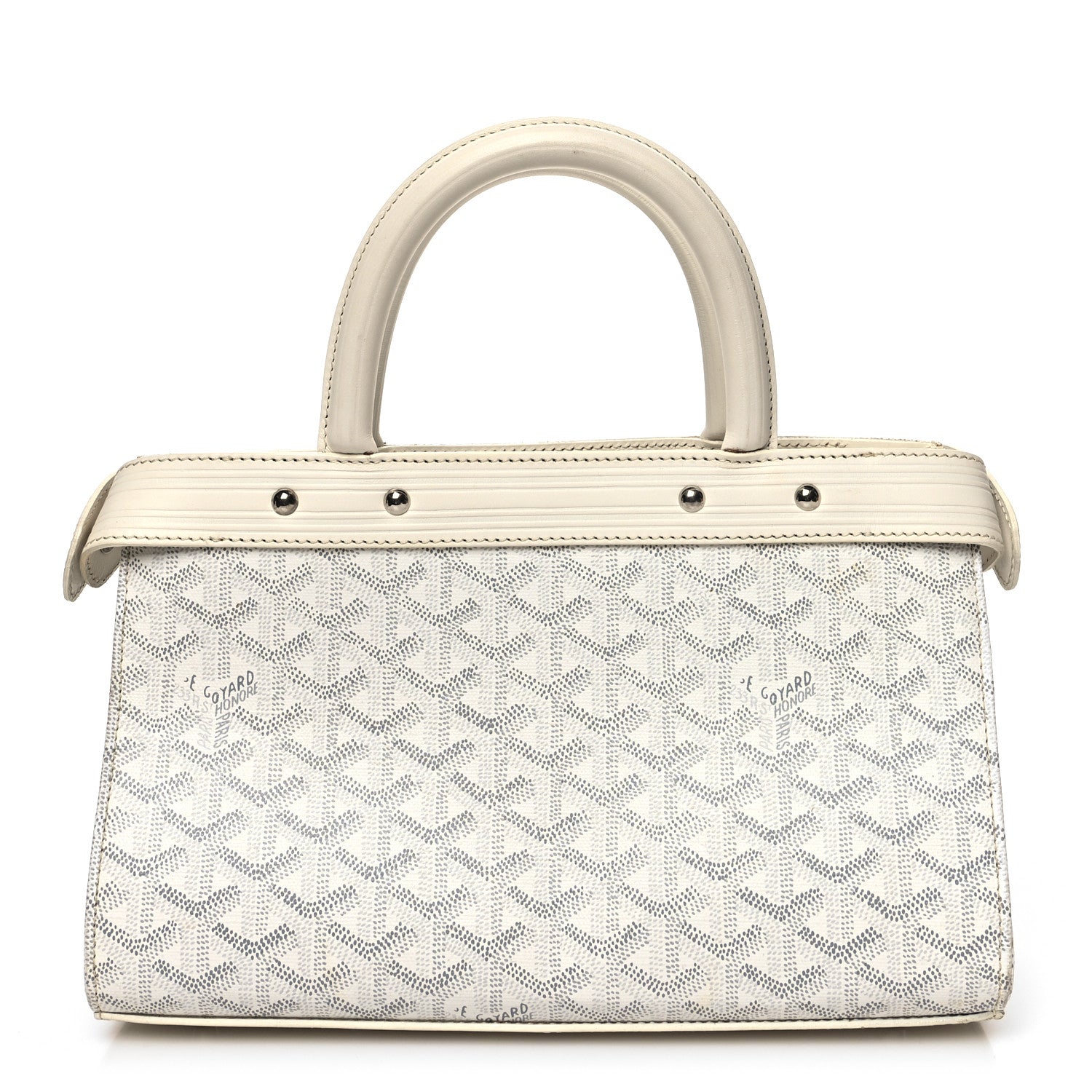 Goyard Goyardine Jersey PM Bag White 1 of 17