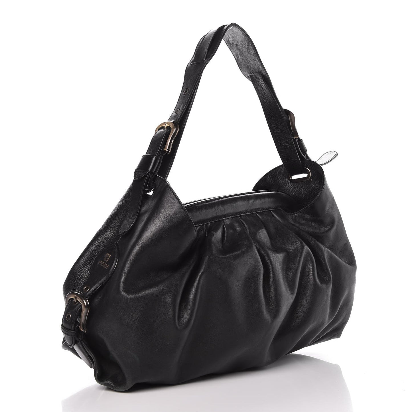 Vitello Palma Doctor B Hobo Bag Black