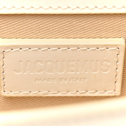 Jacquemus Calfskin Crocodile Embossed Le Bambino Light Ivory 6 of 11