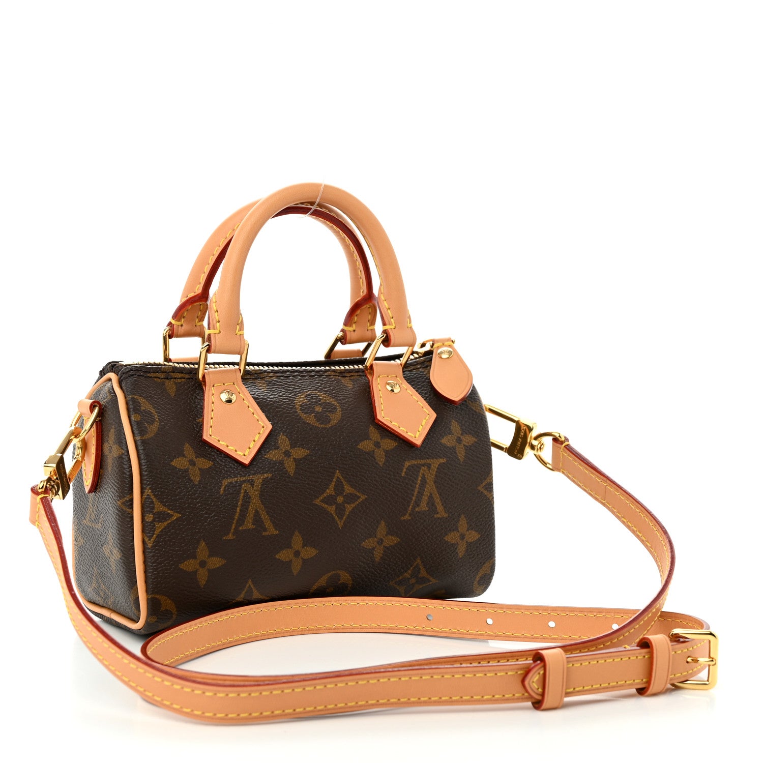 Louis Vuitton Monogram Nano Speedy Bandouliere 3 of 10