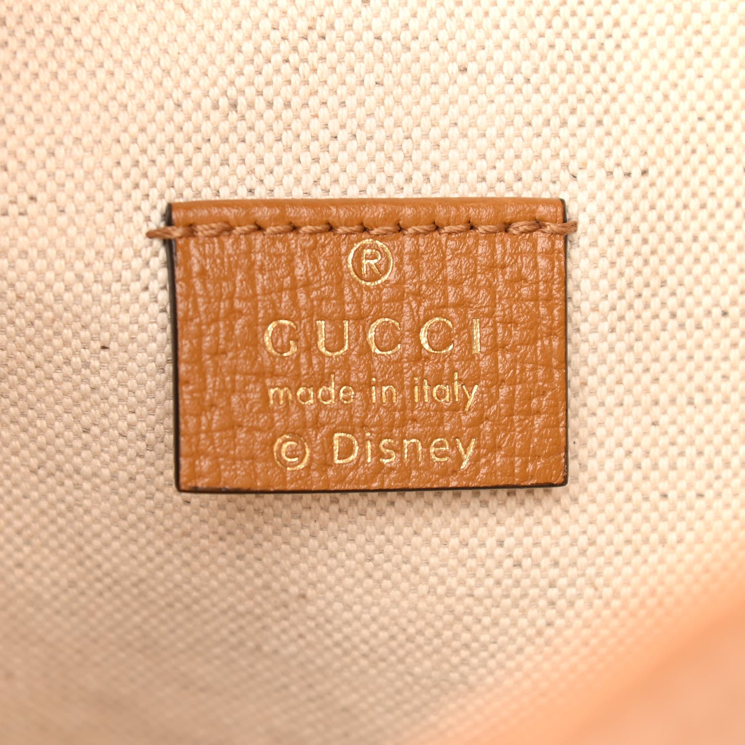 Gucci X DISNEY Mini Vintage GG Supreme Monogram Bucket Bag Beige Vintage Sun Oil 6 of 11