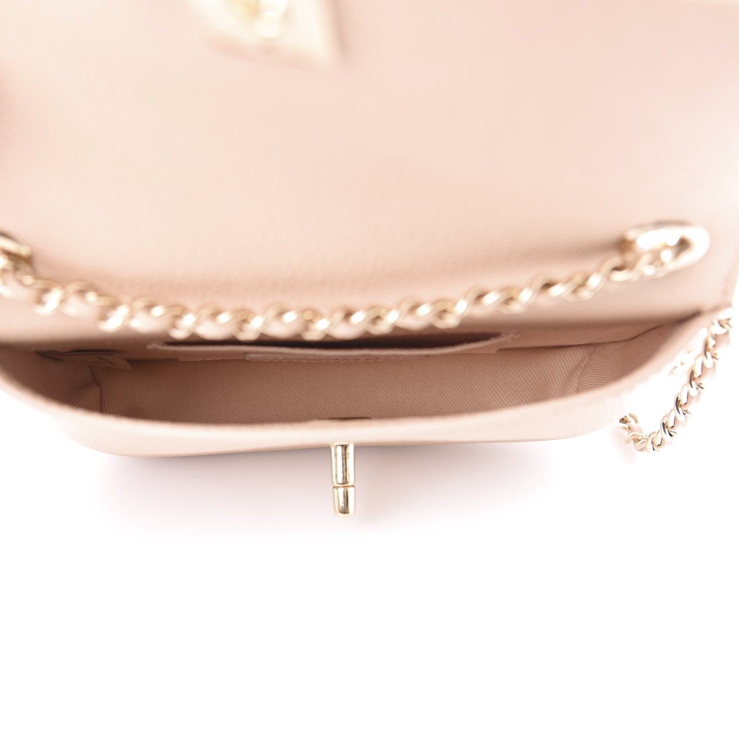 Chanel Caviar Flap Bag Light Beige 5 of 12