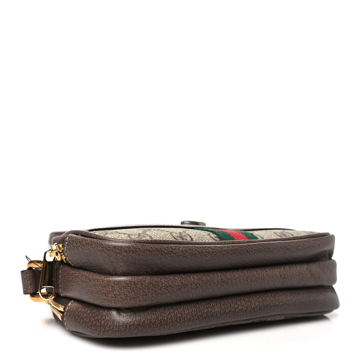 GG Supreme Monogram Web Mini Ophidia GG Bag Brown
