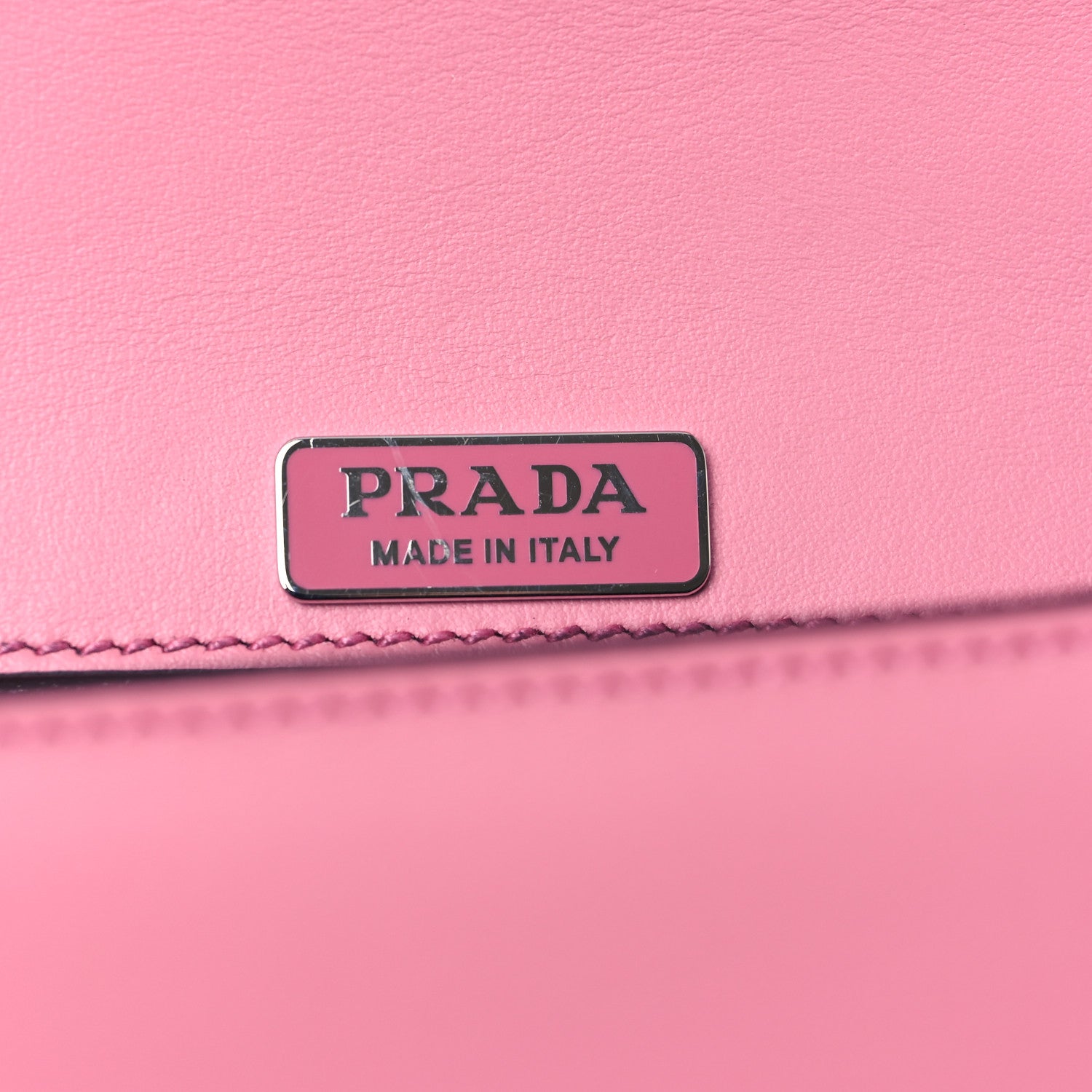 Prada City Calfskin Saffiano Crystal Cahier Bag Begonia Black 6 of 9