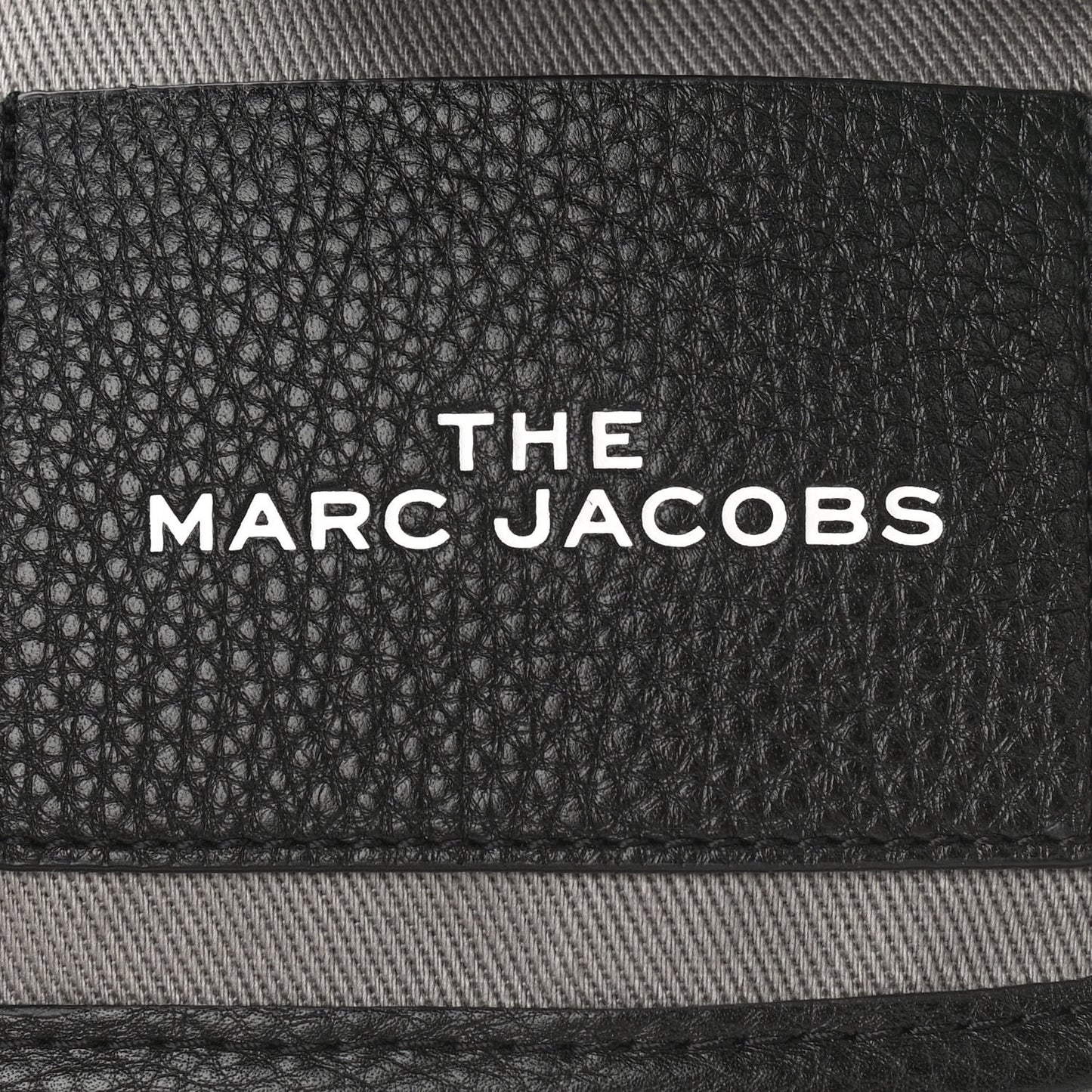 Grained Calfskin Small The Tote Bag Black