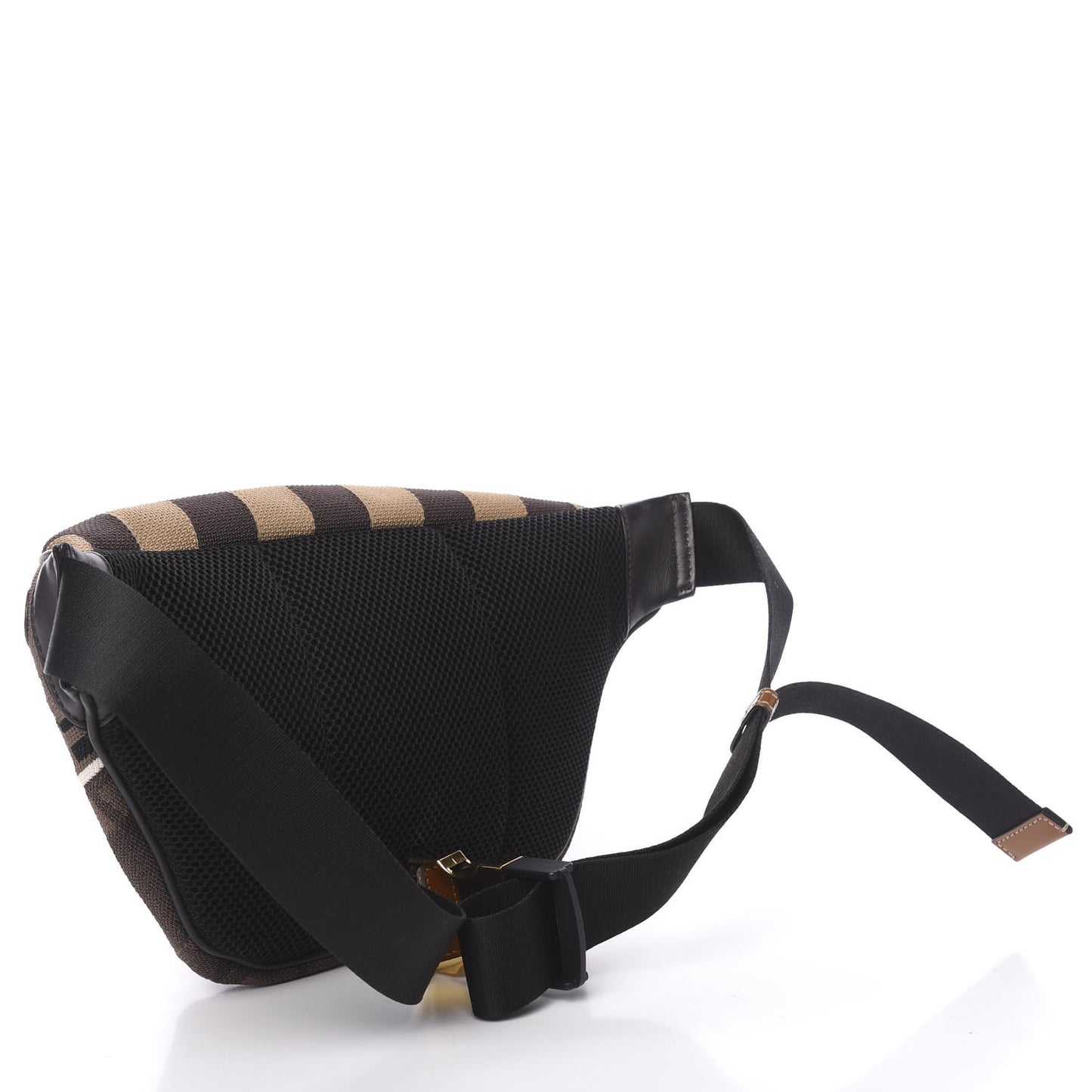 Vitello Century Maglia Pattern Mix Belt Bag Havana