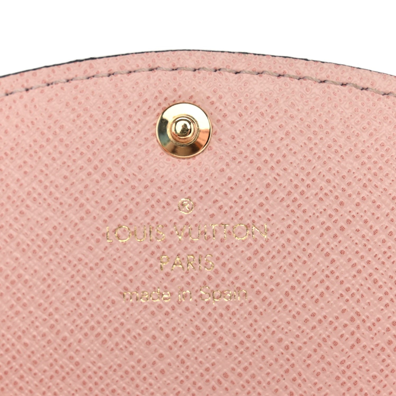 Louis Vuitton Damier Ebene Rosalie Coin Purse Rose Ballerine 6 of 7