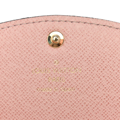Louis Vuitton Damier Ebene Rosalie Coin Purse Rose Ballerine 6 of 7