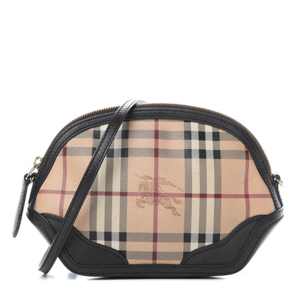 Burberry Haymarket Check Mini Orchard Crossbody Chocolate 1 of 12