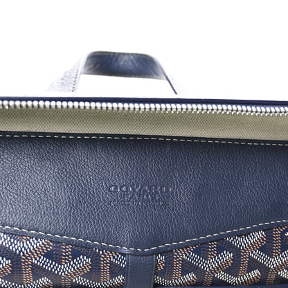 Goyard Goyardine Calfskin Cisalpin Backpack Navy Blue 6 of 10