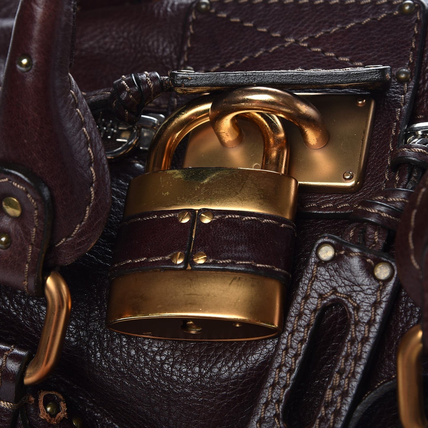 Calfskin Paddington Front Pocket Tote Chocolate