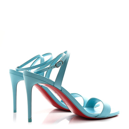 Christian Louboutin Nappa Loubigirl 85 Sandals 38.5 Mineral 11 of 19