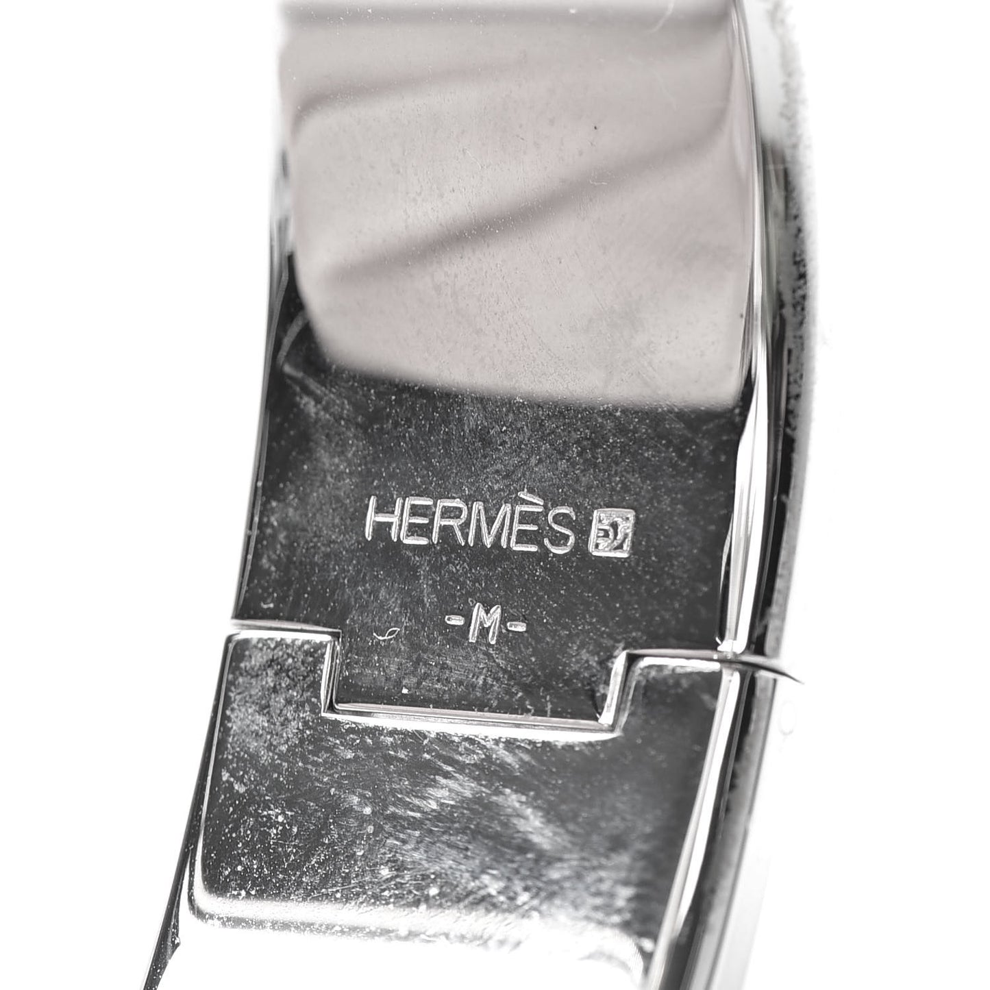 Enamel Wide Clic Clac H Bracelet PM Orange