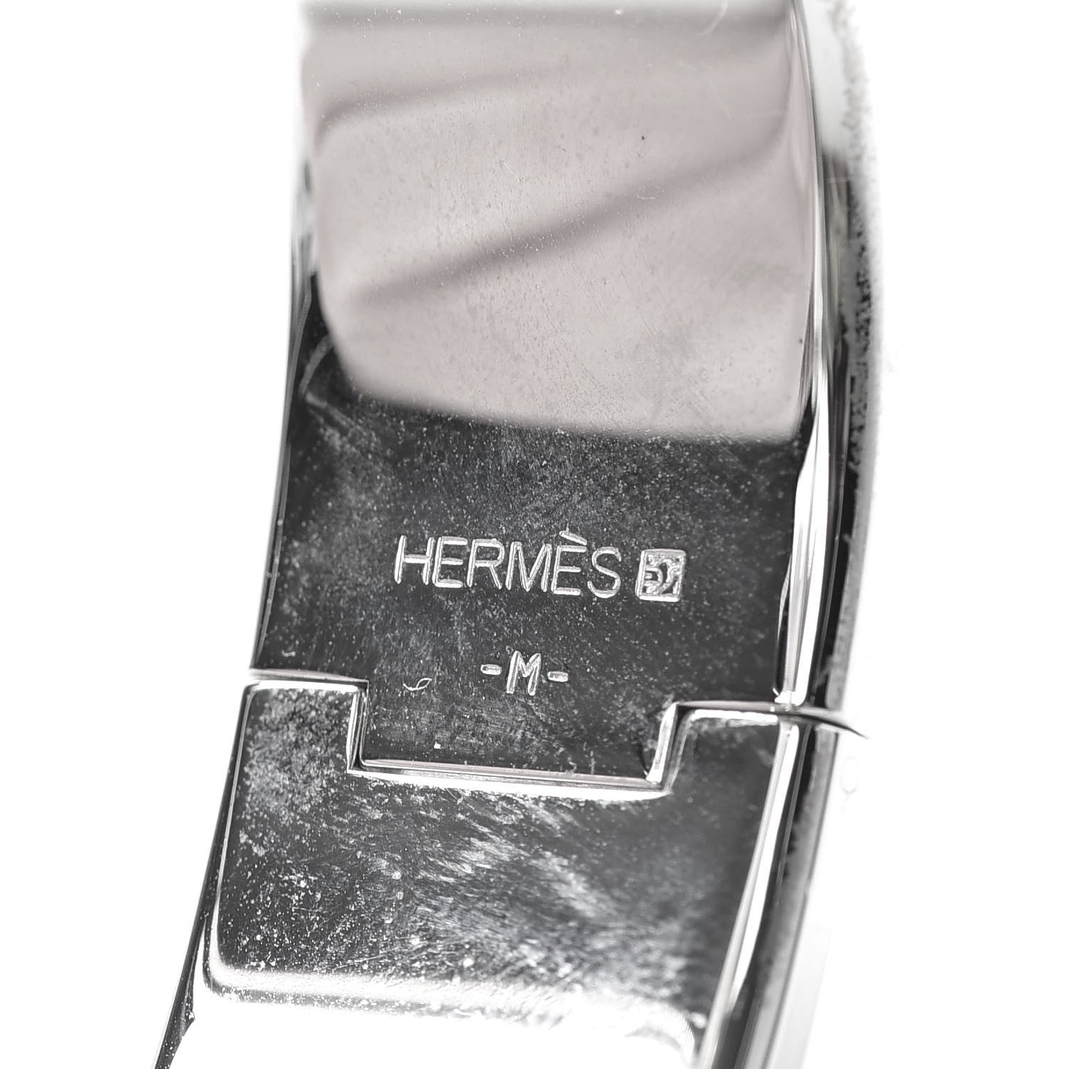 Hermes Enamel Wide Clic Clac H Bracelet PM Orange 4 of 4